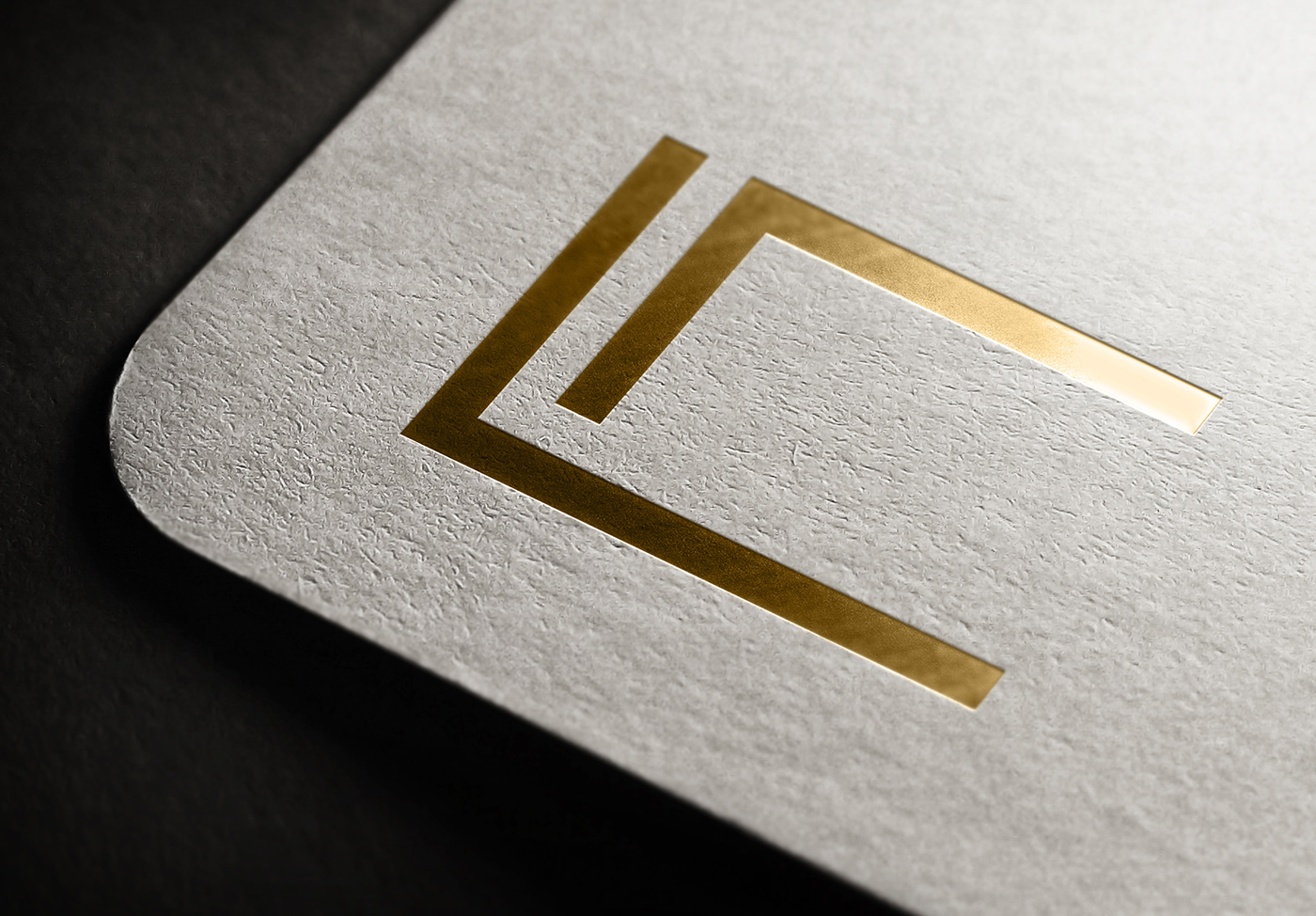 logo luxe or fond blanc