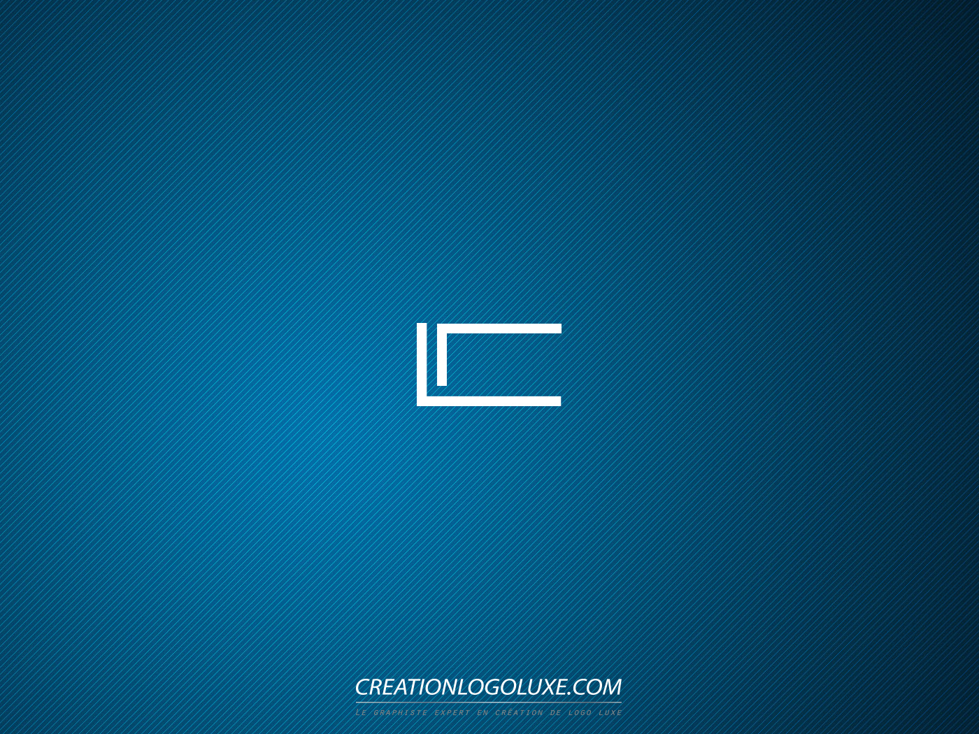 creation logo luxe bleu