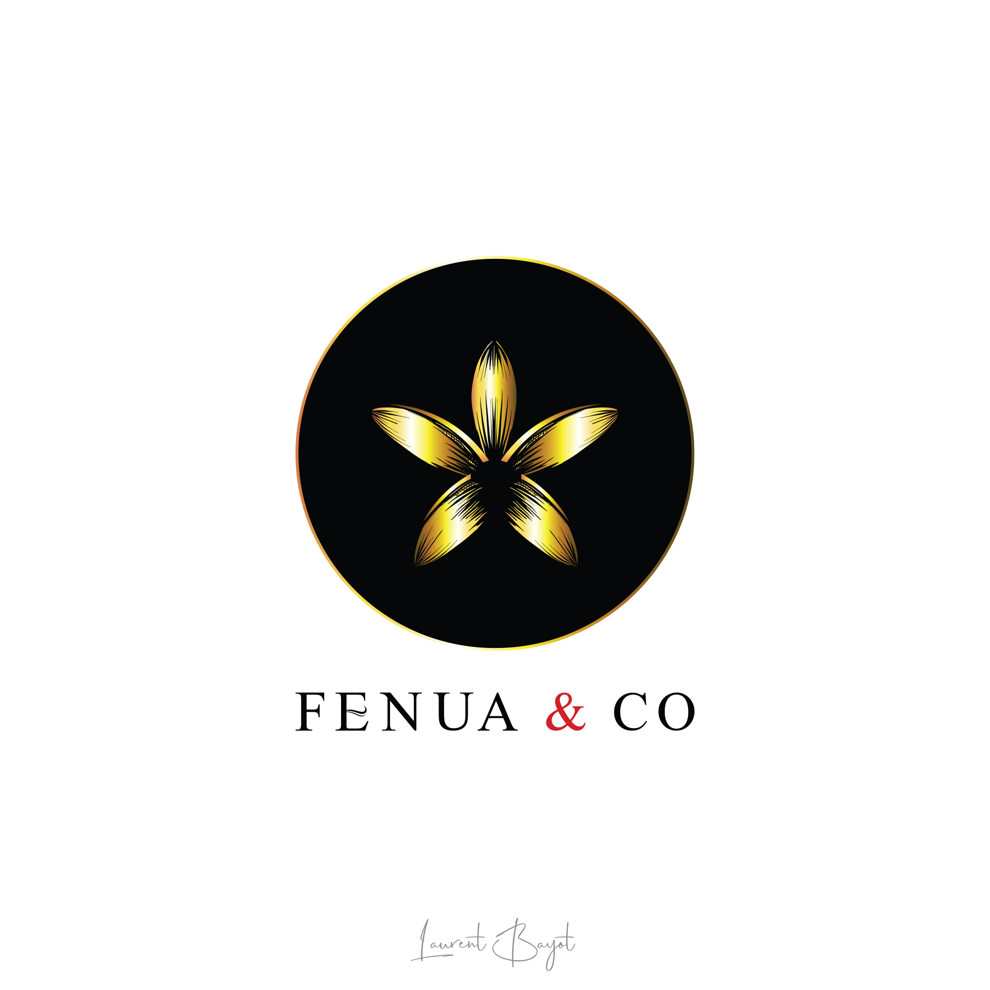 logo or noir Tahiti