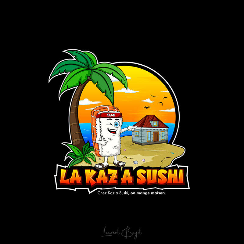 logo sushi couleurs